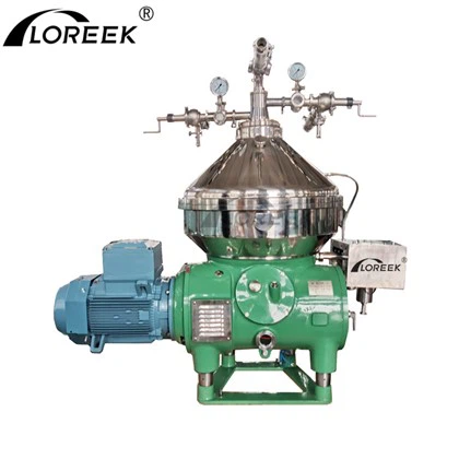 Separador de óleo de disco automático para óleo vegetal